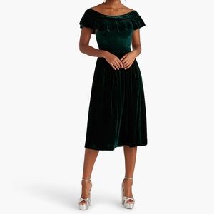 Hill House The Akilah Nap Dress Emerald Green
